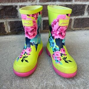 Joules Girls Rainboots size 10